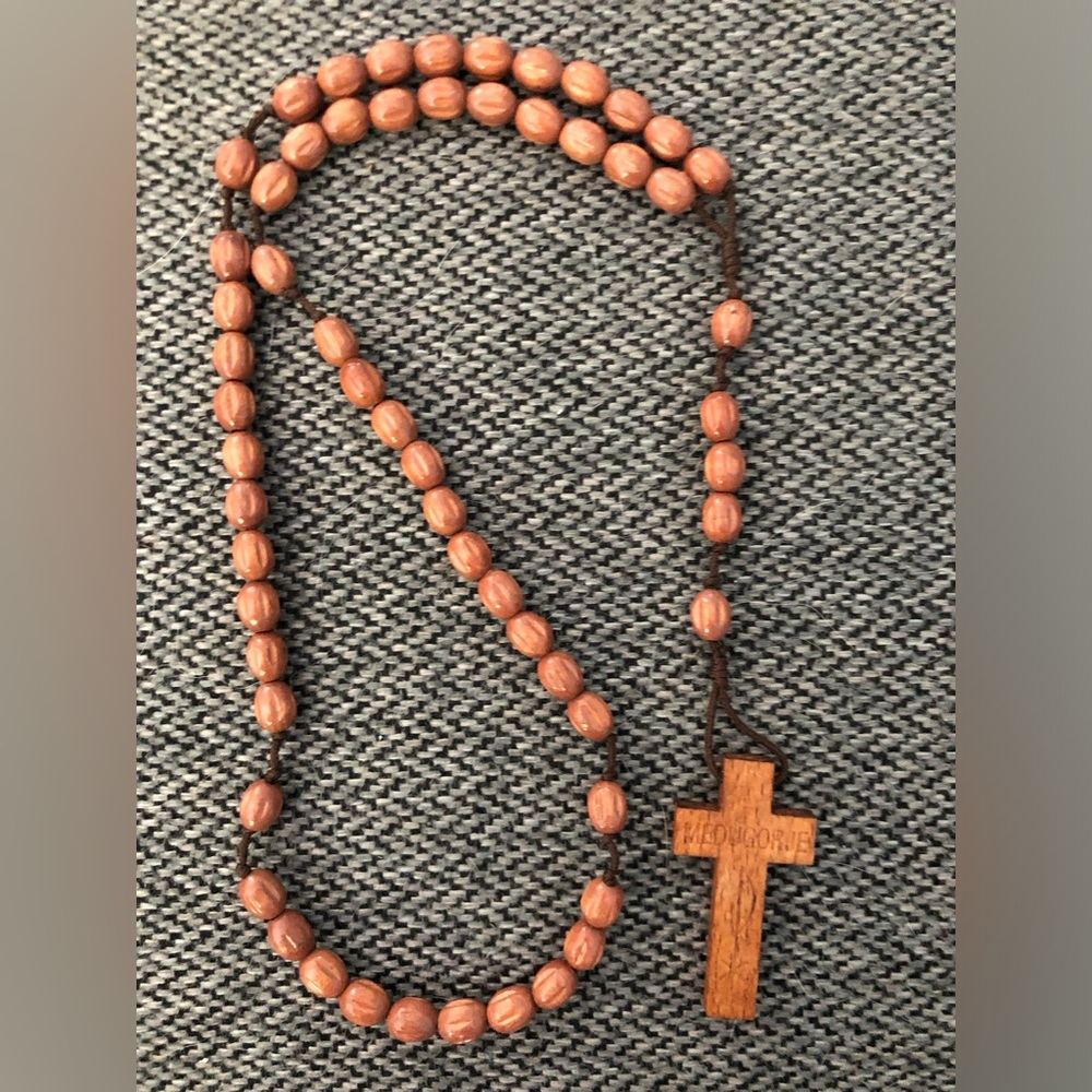 Wooden Rosary From Medjugorje (in the former Yugoslavia)